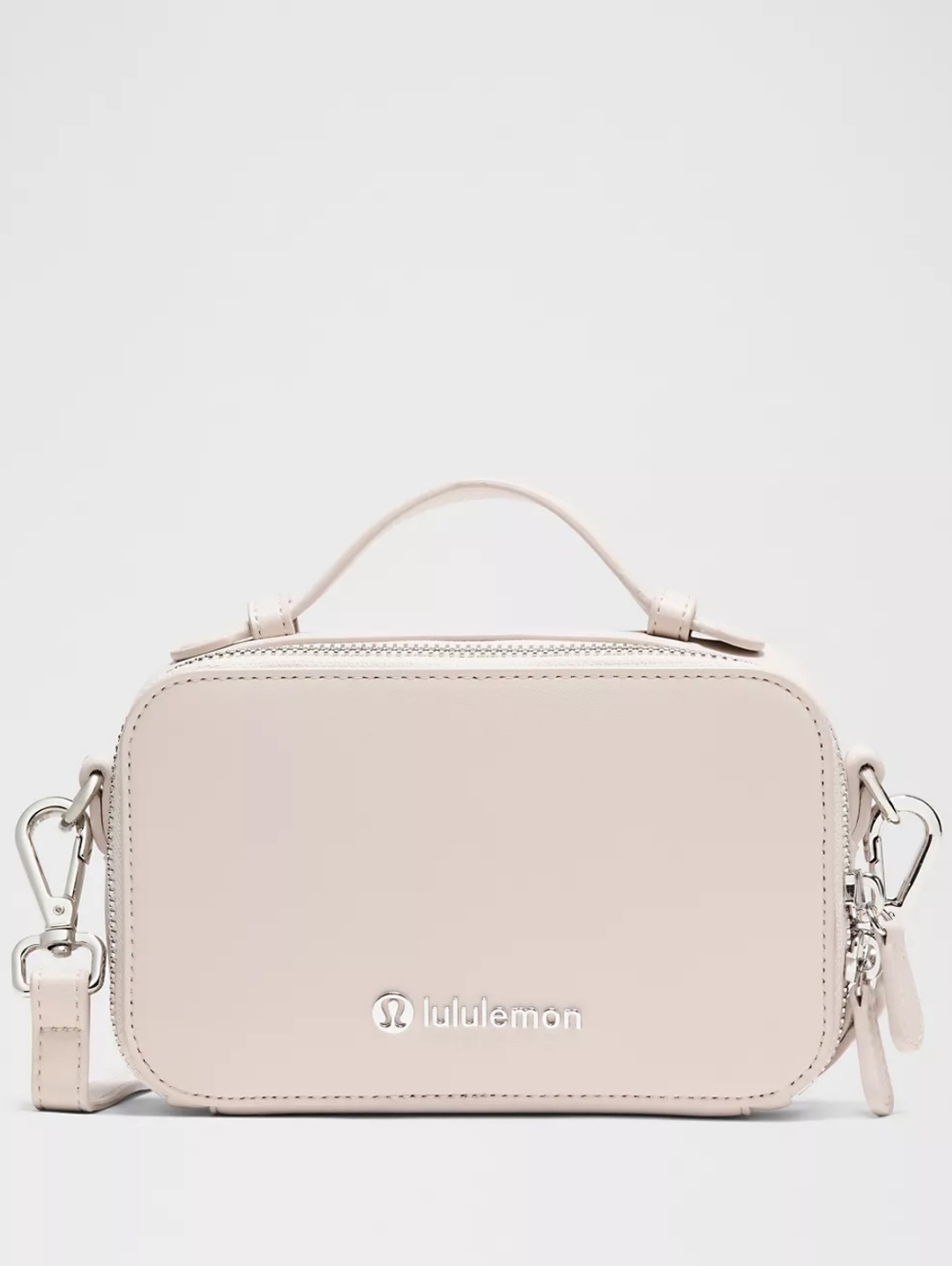 *NWT* LULULEMON Leather Alternative Camera Crossbody Bag In Cashew